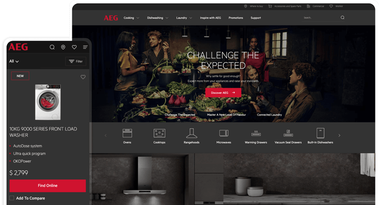 Delivering an award-winning customer-centric, high-performance website for AEG