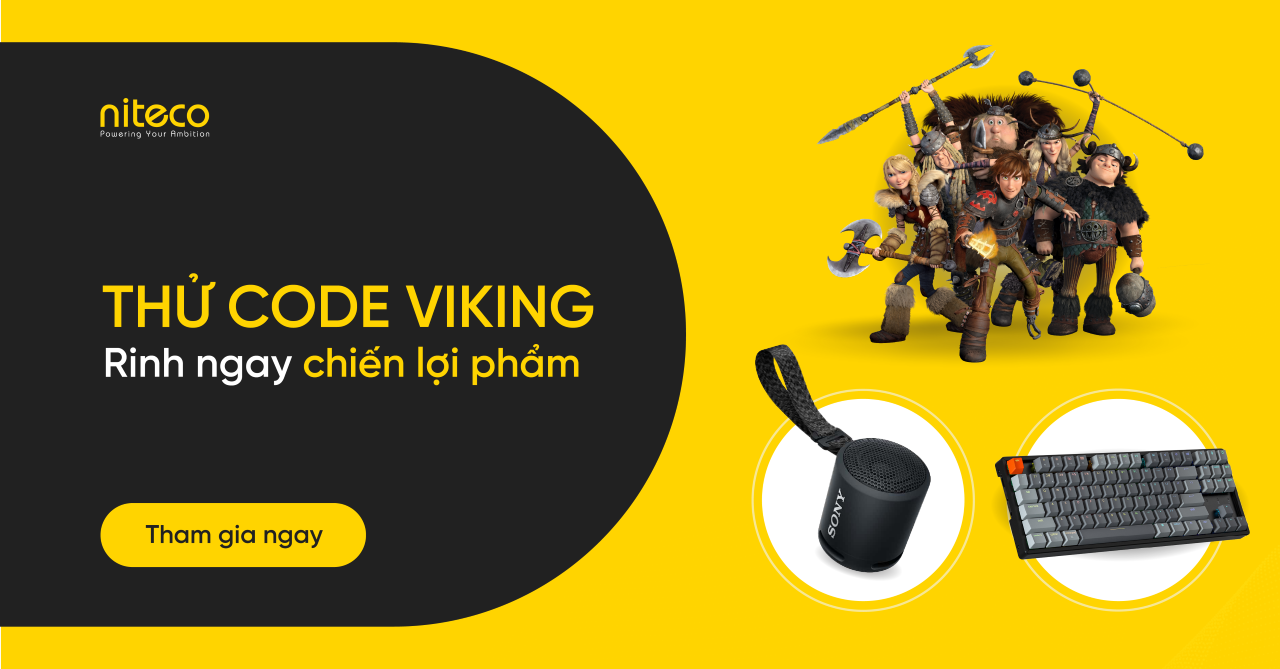 Thử code Viking nhận quà chiến lợi phẩm tai nghe Sony và bàn phím cơ