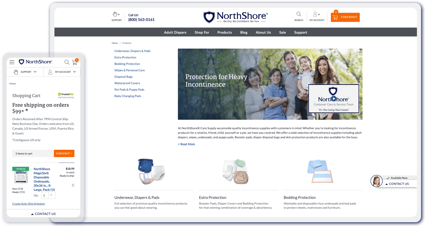 How Niteco/Thanx Media Optimized North Shore Care Supply’s Optimizely Project