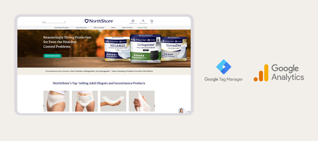 NorthShore incontinence products with strong protection for heavy control problems