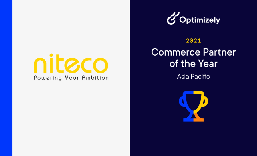 niteco awarded 2021 Optimizely Commerce Partner of the Year Asia Pacific trophy