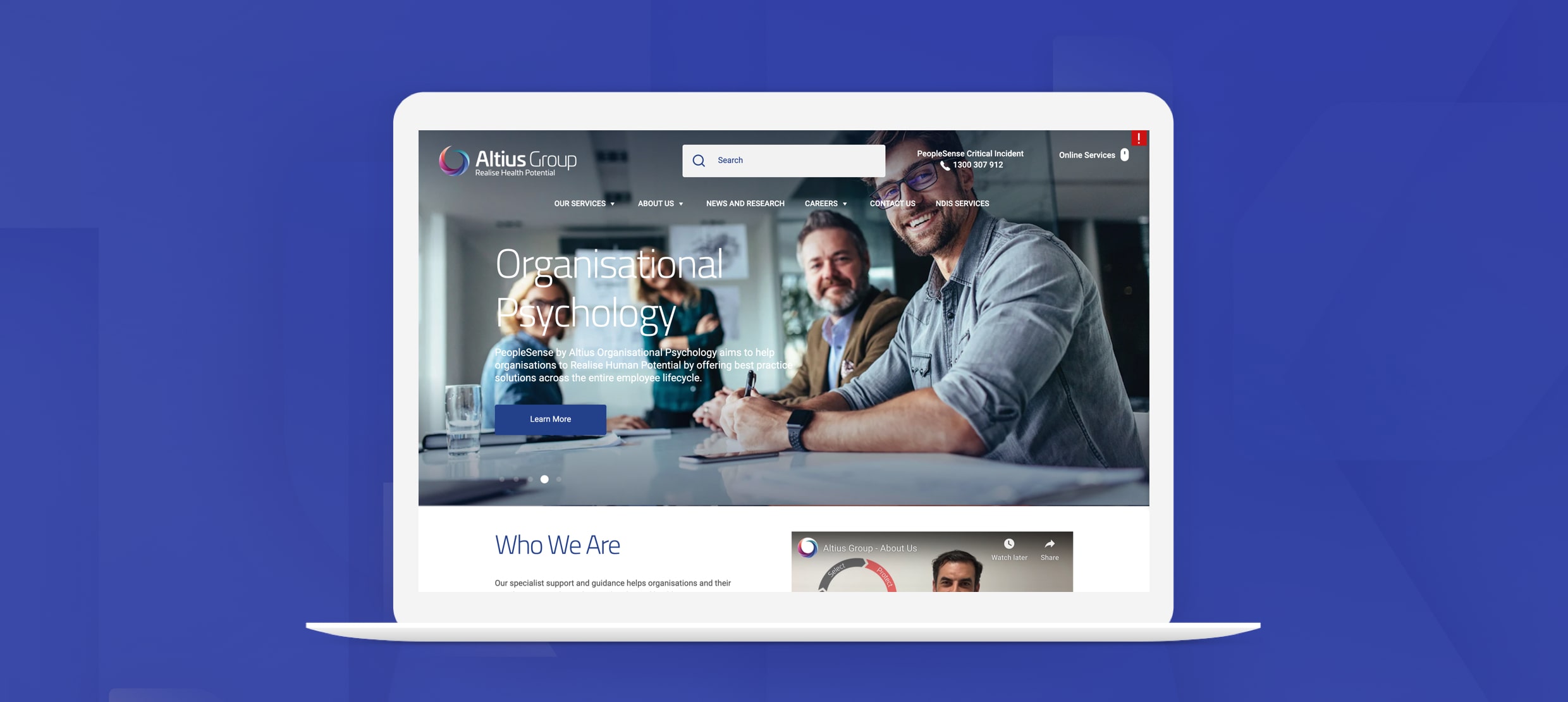 Organisational Psychology services by Altius Group helping realise human potential