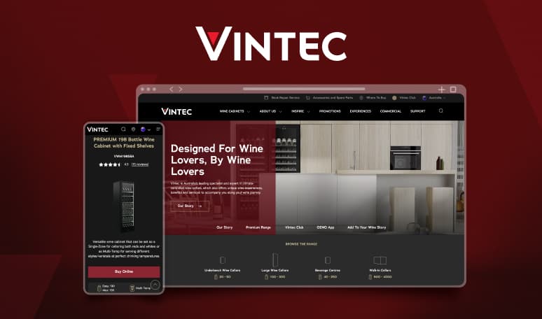 A multilingual, multi-market upgrade with improved conversion for Vintec